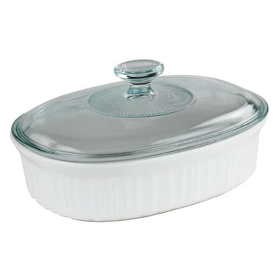 CorningWareMC French WhiteMD Plat de cuisson Plat de cuisson de grès1,41 L