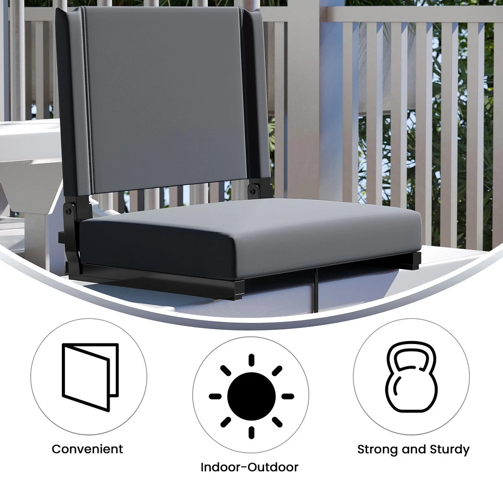 Sièges confortables par Flash ultra rembourrés en rouge