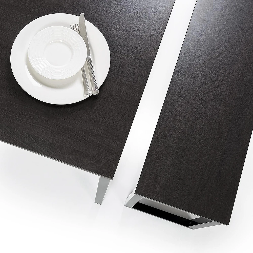 Zinus Louis Modern Studio Collection Soho Table de salle à manger avec deux bancs / ensemble de 3 pièces