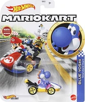 Hot Wheels Yoshi Standard Kart Bleu Foncé