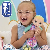 Baby Alive Soft 'n Cute, cheveux blonds, première poupée de bébé, lavable au corps souple, 28 cm, pour jeunes enfants, dès 18 mois, jouet de dentition
