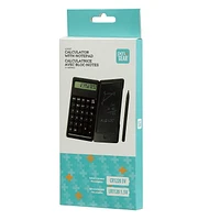 Calculatrice à 12 chiffres avec bloc-notes effaçable et stylet Pen+Gear Alimentée par piles