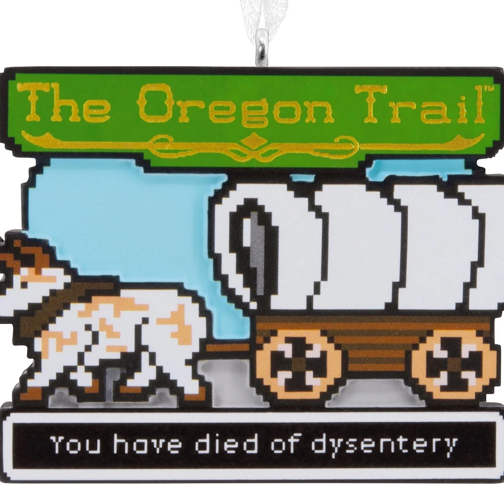 Décoration Hallmark de Noël (Jeu vidéo, The Oregon Trail)
