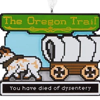 Décoration Hallmark de Noël (Jeu vidéo, The Oregon Trail)