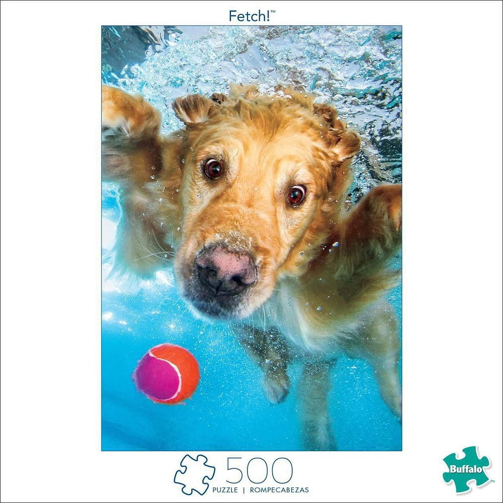 Buffalo Games - Le puzzle Underwater Dogs - Fetch!- en 500 pièces