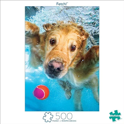 Buffalo Games - Le puzzle Underwater Dogs - Fetch!- en 500 pièces