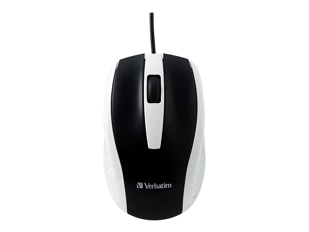 Verbatim Wired Optical Mouse - White