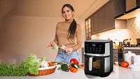 Kalorik® 7-Quart Touchscreen Air Fryer with Window, Stainless Steel FT 52329 SS