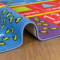 KC Cubs collection de récréation Symboles mathématiques, nombres et formes Apprentissage éducatif et aire de jeux Tapis pour enfants et enfants Chambres et salle de jeux