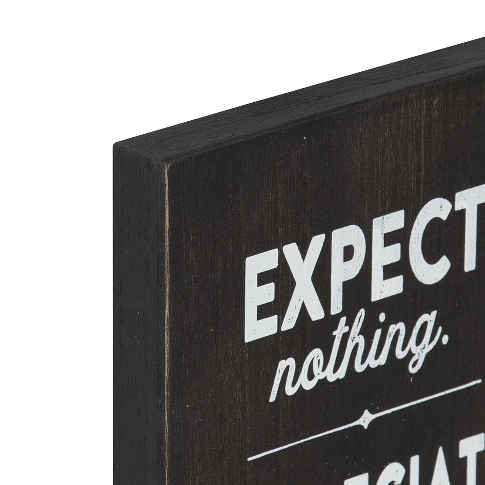 Expect Appreciate Box Top Art