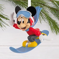 Décoration Hallmark de Noël (Mickey sur sa planche à neige, Disney)
