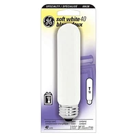 Lampe tubulaire blanc doux GE T10 40 W – paquet de 1