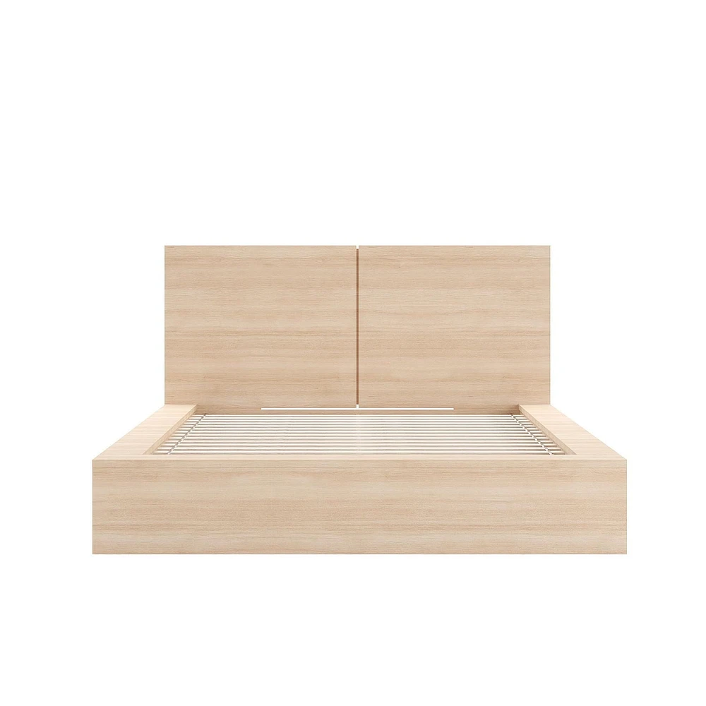 Nexera James Platform Bed with Headboard