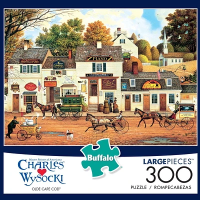 Buffalo Games Large Pieces Charles Wysocki Le puzzle Olde Cape Cod en 300 pièces
