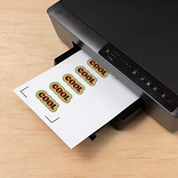 Vinyle imprimable Cricut™ - Lettre US (12 unités), Blanc