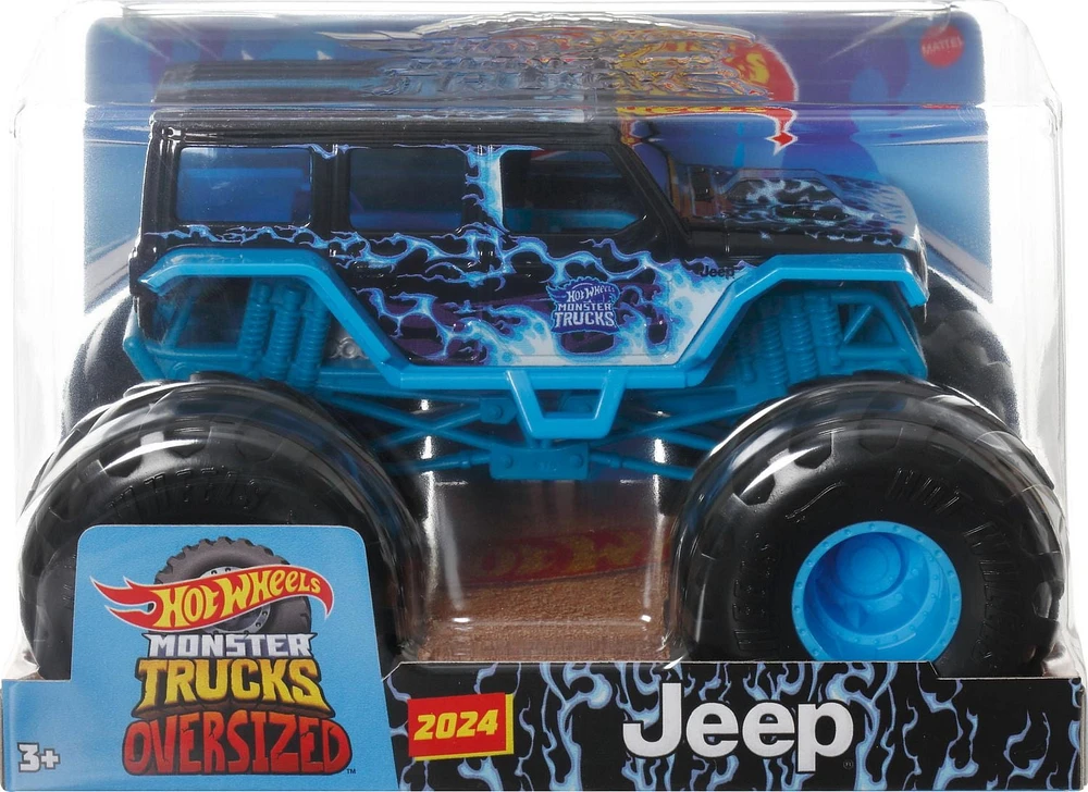 Hot Wheels Monster Trucks, Oversized Monster Truck in 1:24 Scale