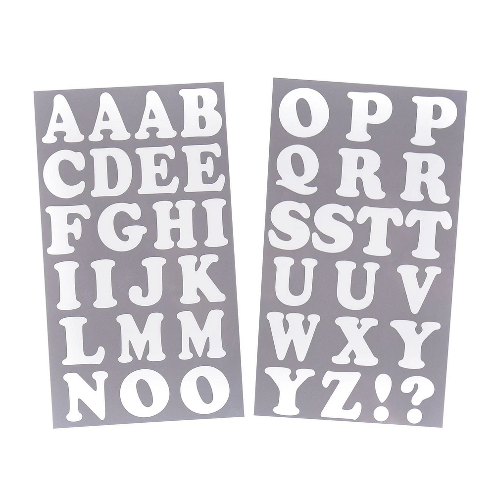 Create Out Loud 1.5 in. White Cooper Letters by Horizon Group USA