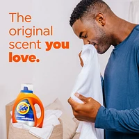 Détergent à lessive liquide Tide Propreté hygiénique, parfum original, compatible avec les laveuses HE 3.9L