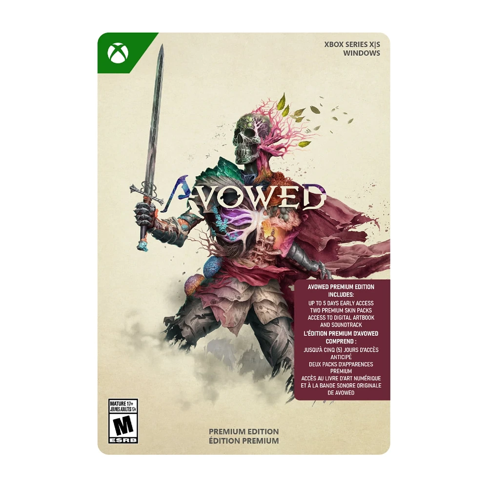 Avowed Premium Edition $119.99 (Digital Code)