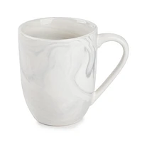 Thyme & Table Grey Marble Stoneware Coffee Mug, 15 fl oz, Made of Stoneware
