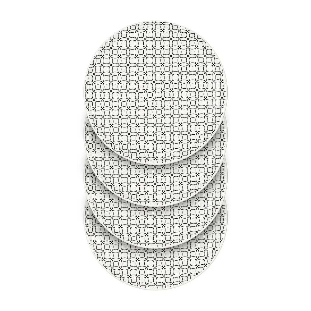 Paquet de 4 assiettes à dîner