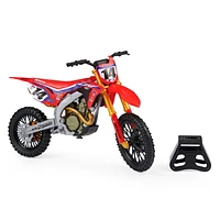 Supercross, Authentic Cole Seely 1:10 Scale Collector Die-Cast Motorcycle Replica with Display Stand