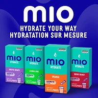 Hydrate Aromatisant D'Eau Liquide Orange Avec Électrolytes, 5 G Paquets, 10 Ct Boîte Mio hydrater orange 3.8G X 10
