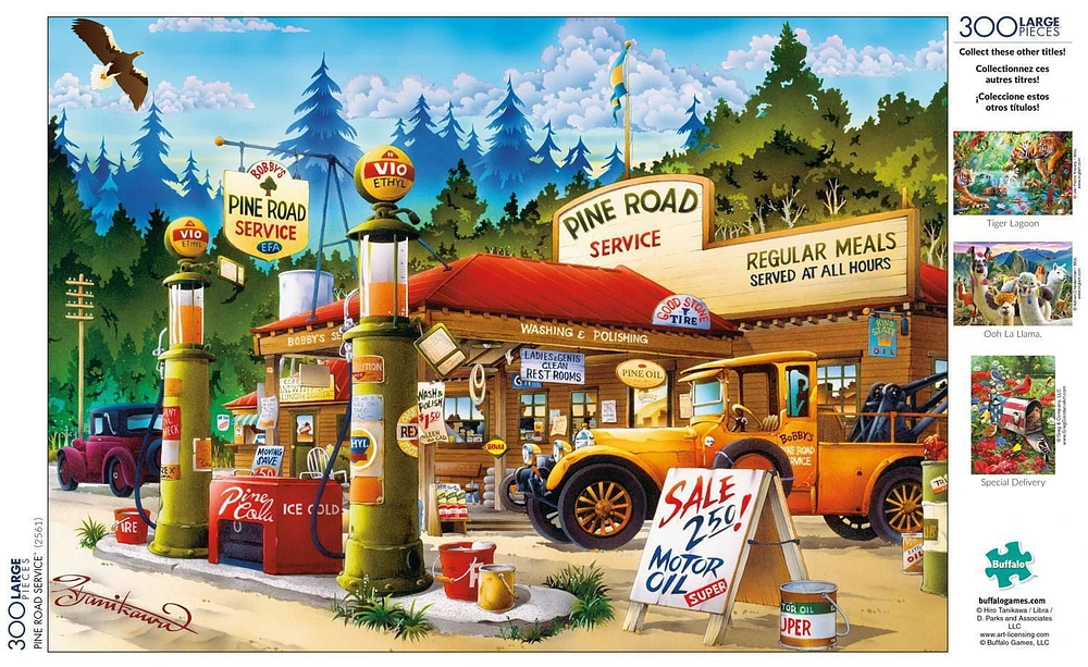 Buffalo Games - Le puzzle Large Pieces - Pine Road Service - en 300 pièces