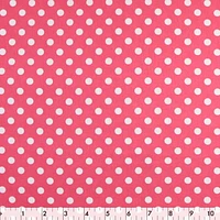 Tissu pré-coupé Fat Quarter de Fabric Creations à motif de point corail - 18" x 21" / 45cm x 53cm