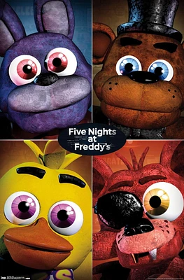 Five Nights at Freddy's - Quad Wall Poster, 22.375" x 34"