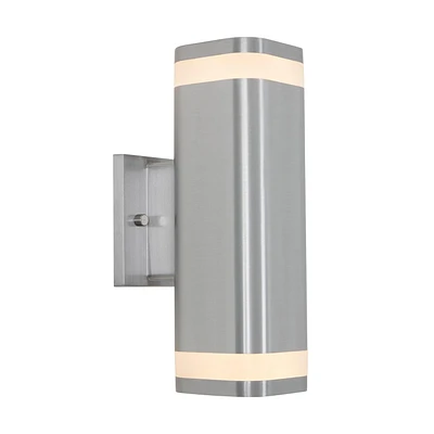 Artika applique murale Mettle à DEL intégrées en argent