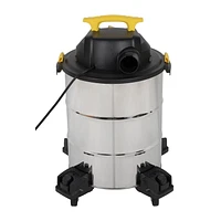 Stanley Fatmax 6HP 10 Gallon Stainless Steel Wet/Dry Vacuum