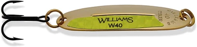 Williams W40GC-G/C Petite cuillère Wabler 2-1/4" 1/4oz Chartreuse dorée Populaire comme cuillère à touladi