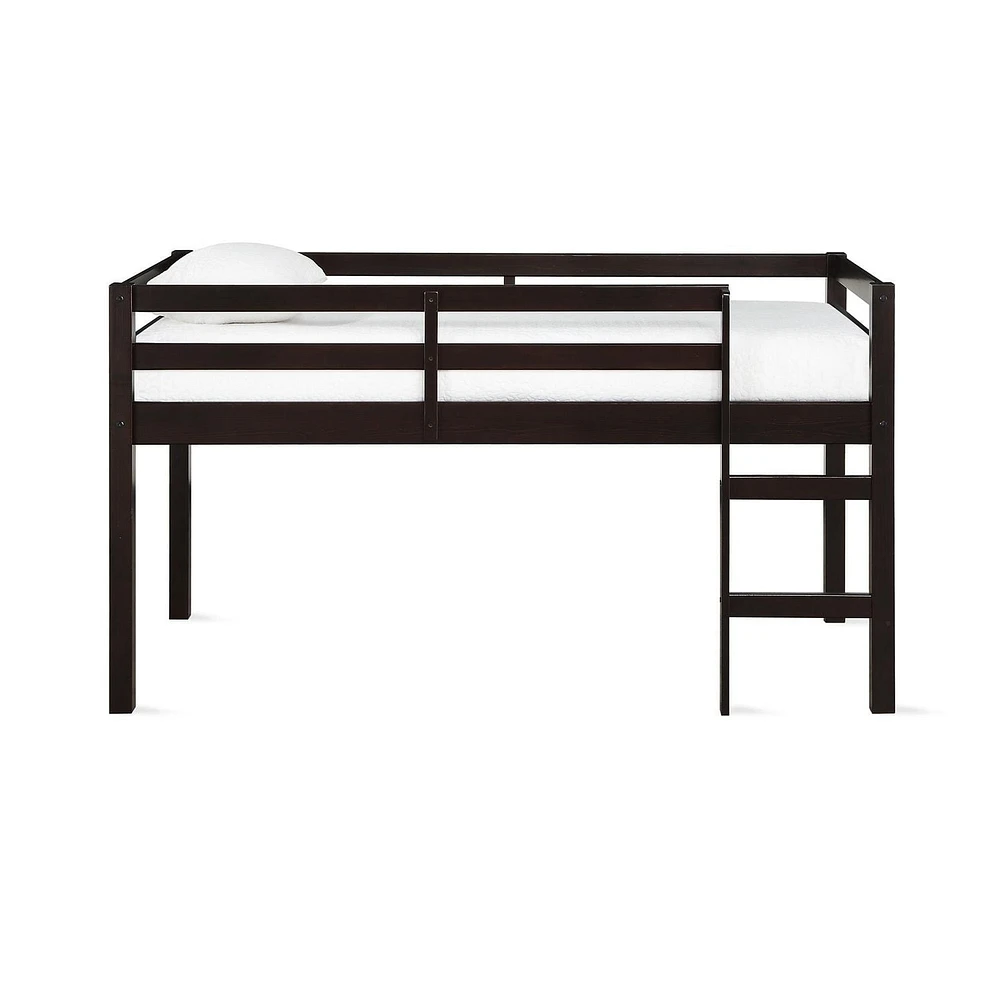 Lit mezzanine en bois pour enfants, une place junior Milton de DHP