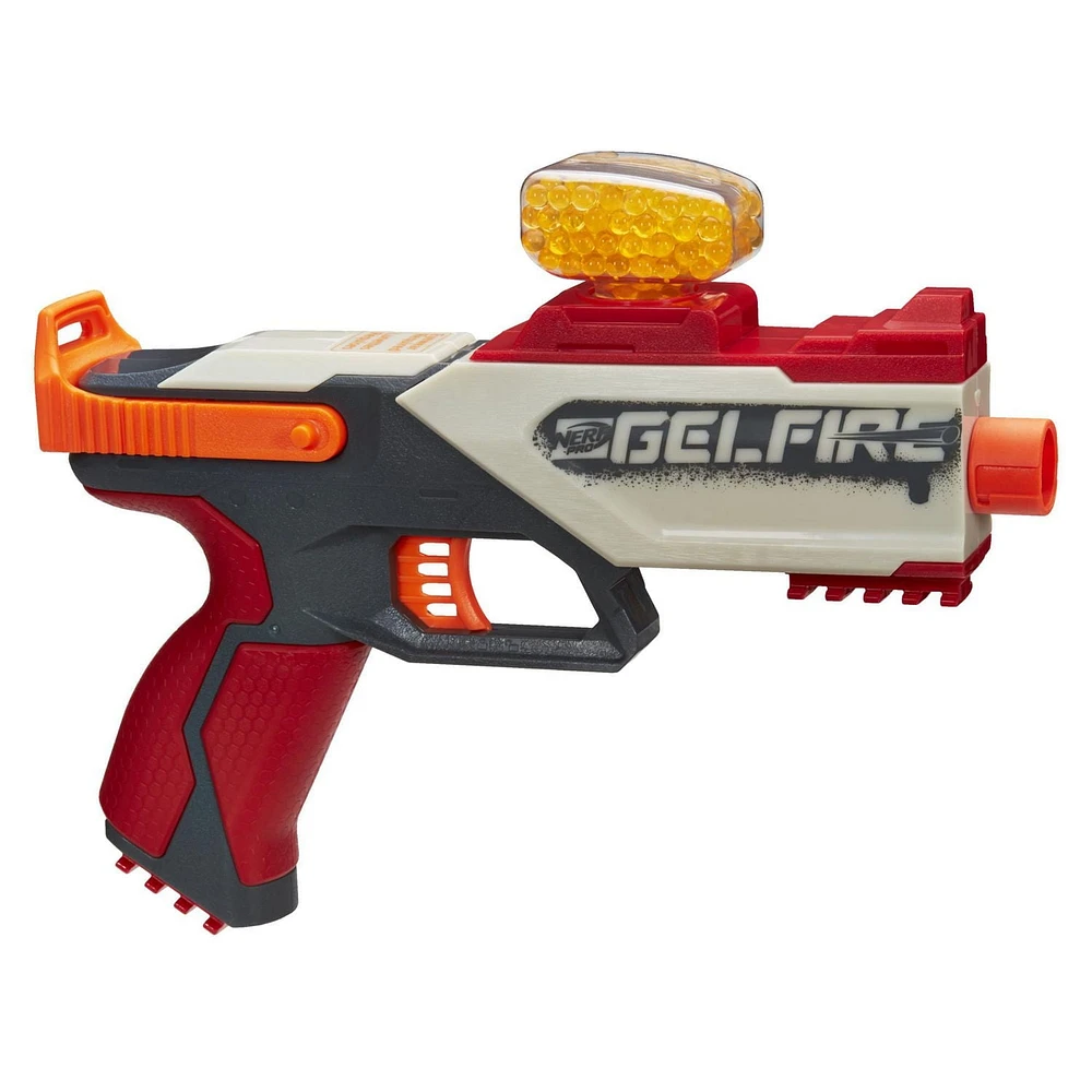 Nerf Pro Gelfire Legion Spring Action Blaster, 5000 Gelfire Rounds, 130 Round Hopper, Protective Eyewear, Slam Fire, Ages 14 & Up, Ages 14 and up