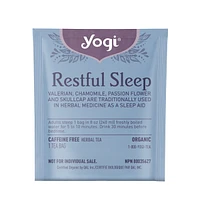 Yogi Teas - Restful Sleep Herbal Tea, Caffeine-Free Herbal Tea Bags - 16 Count