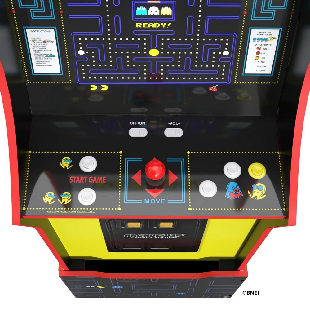 Arcade1UP BANDAI NAMCO Entertainment Legacy Edition Arcade Machine with Riser