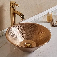 American Imaginations -in. W Above Counter Oil Rubbed Bronze Bathroom Vessel Sink For Deck Mount Deck Mount Drilling AI