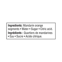 Great Value Whole Mandarin Orange Segments in Light Syrup, 284 mL