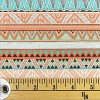 Tissu pré-coupé Fat Quarter de Fabric Creations à motif de rayures de tipi - 18" x 21" / 45cm x 53cm 18" x 21" / 45cm x 53cm