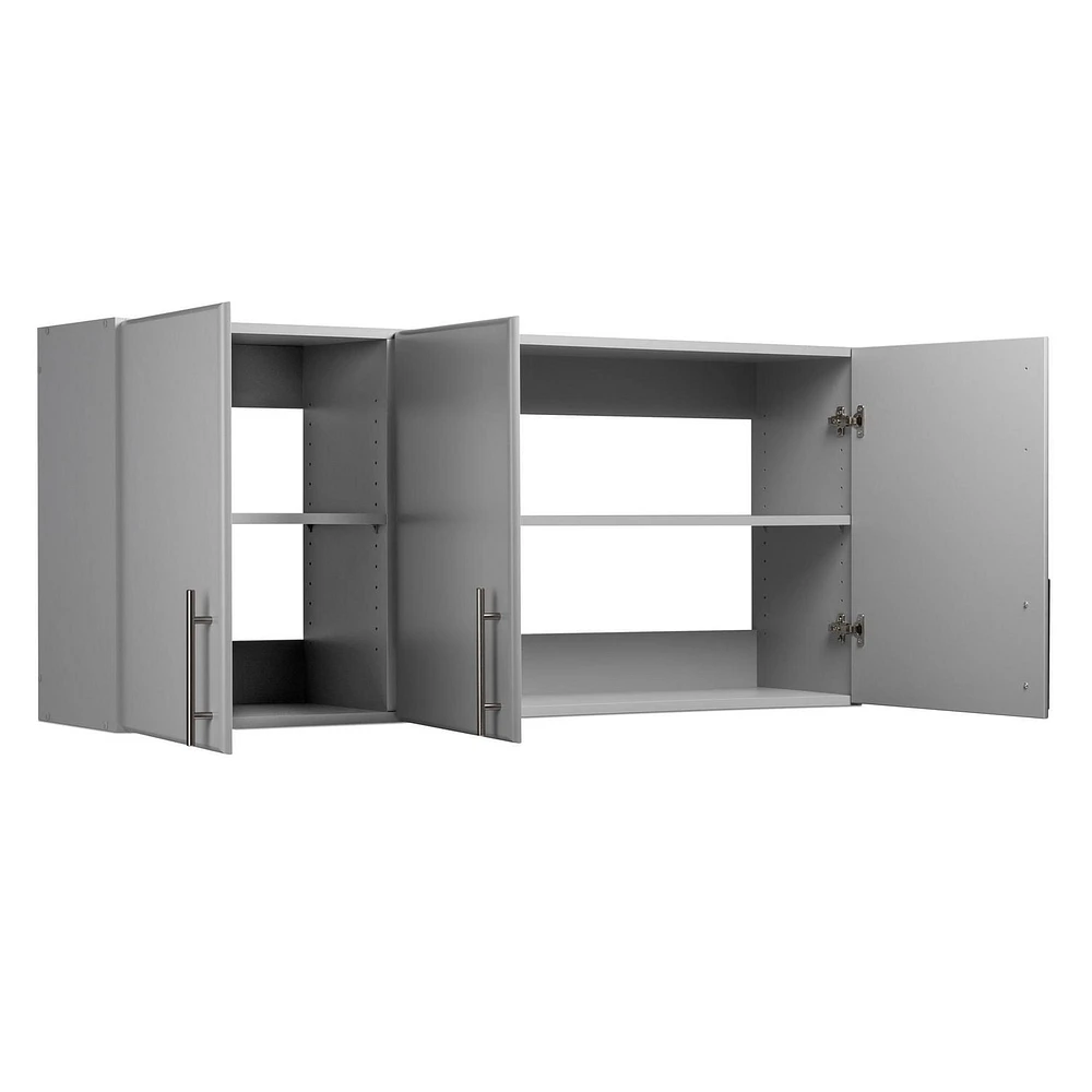 Prepac Armoire murale Elite 54 po, gris clair