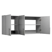 Prepac Armoire murale Elite 54 po, gris clair