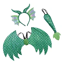 Ensemble de dragon vert pour unisexe jeunes