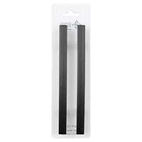 Era Arched Pull 2-Pack Black, 5.90 x 0.41 x 1.29 in