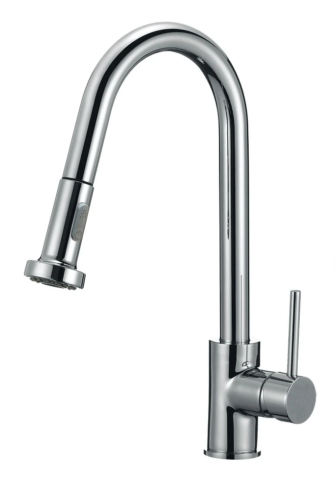 American Imaginations AI-29310 Robinet en laiton sans plomb à 1 trou de couleur chrome