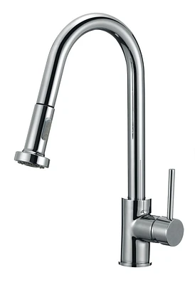 American Imaginations AI-29310  Robinet en laiton sans plomb à 1 trou de couleur chrome
