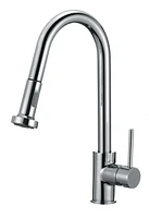 American Imaginations AI-29310  Robinet en laiton sans plomb à 1 trou de couleur chrome