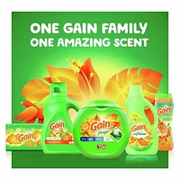 Détergent à lessive liquide Gain avec Aroma Boost, parfum Fraîcheur des îles, compatible avec les laveuses HE, 107 brassées, 4,55 L (154 oz liq.)