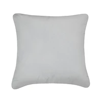 Coussin imprimé abstrait gris