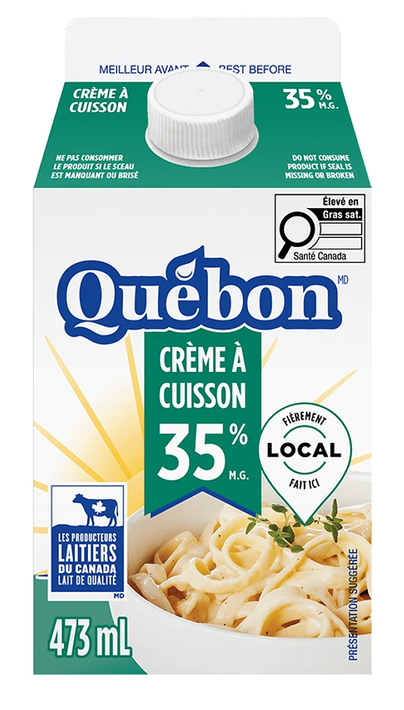 Crème à cuisson 35 % Québon 473 ml